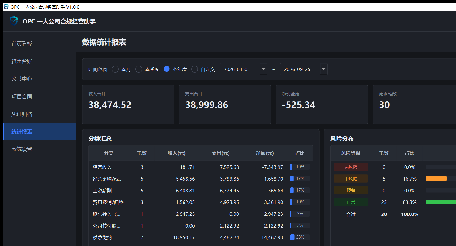 统计报表